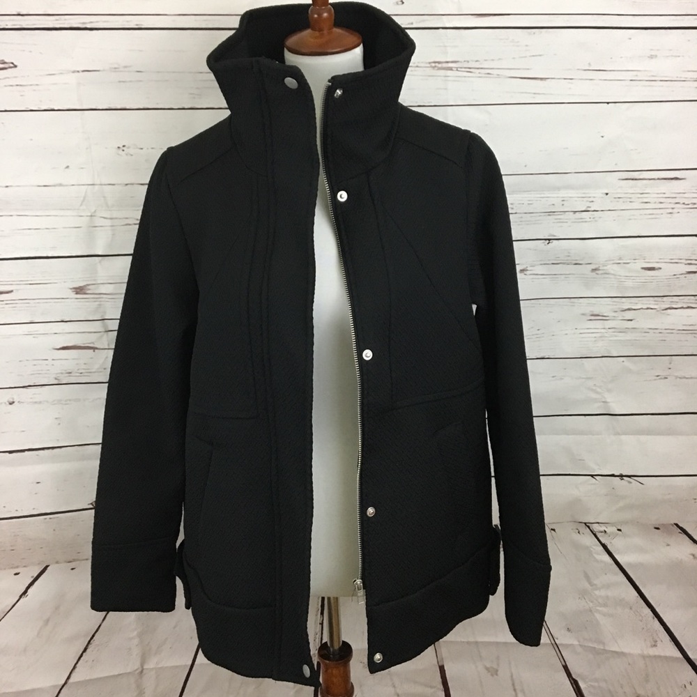H&M Textured Funnel Neck Jacket