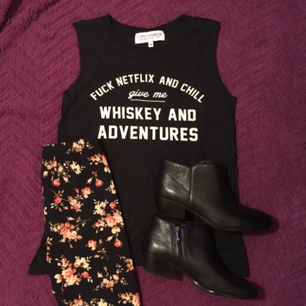 Gorgeous & Comfy Black Floral Leggings