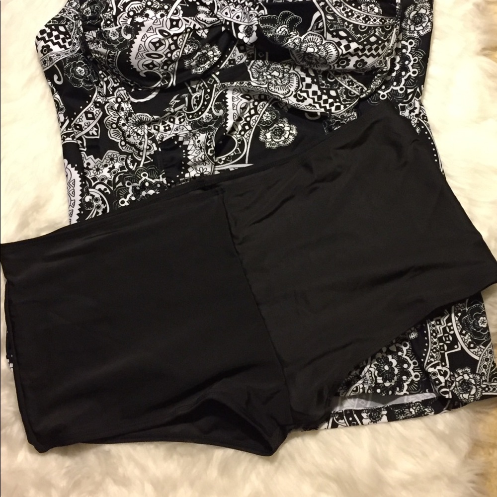 NWOT! Black Swim Boy Shorts