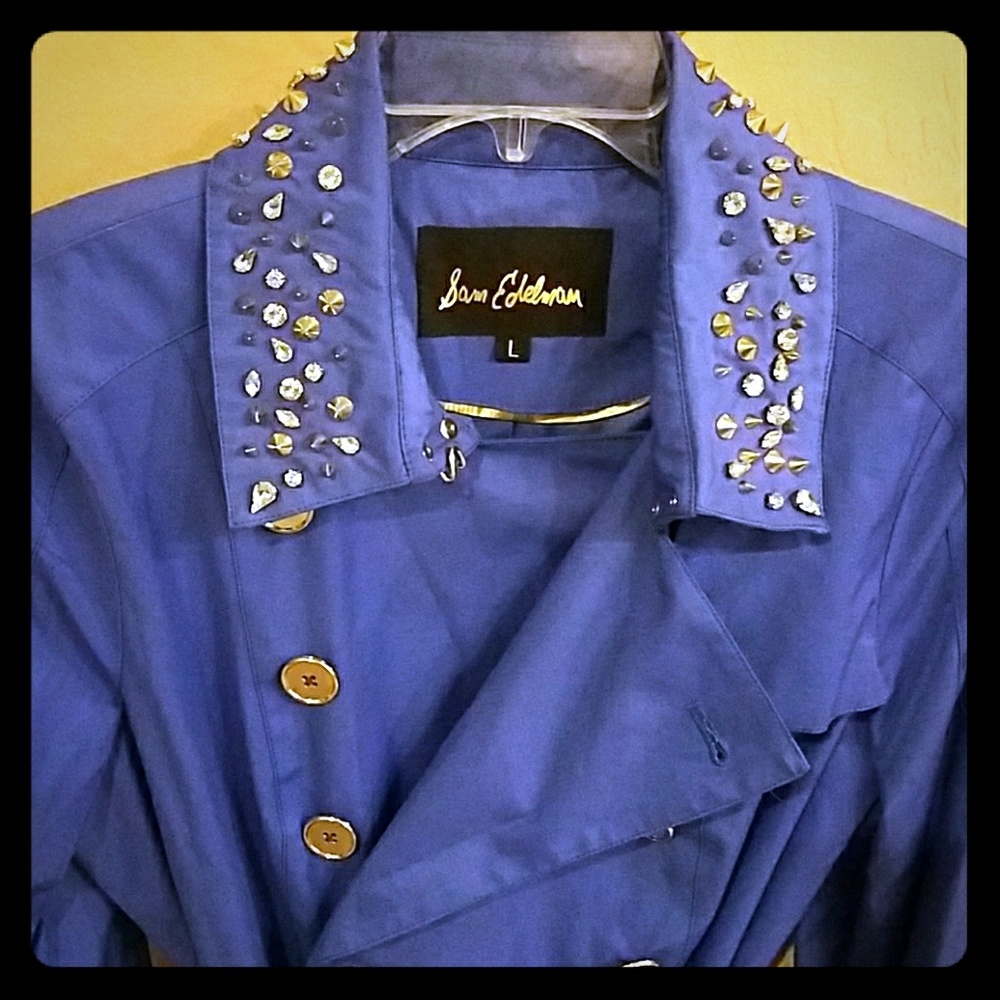 Sam Edelman stud collar trench large