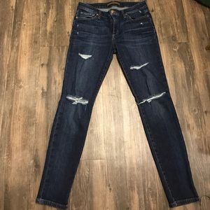 Dark wash distressed Joe's Jeans