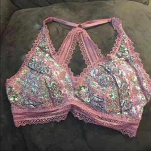 VS lace bralette new small