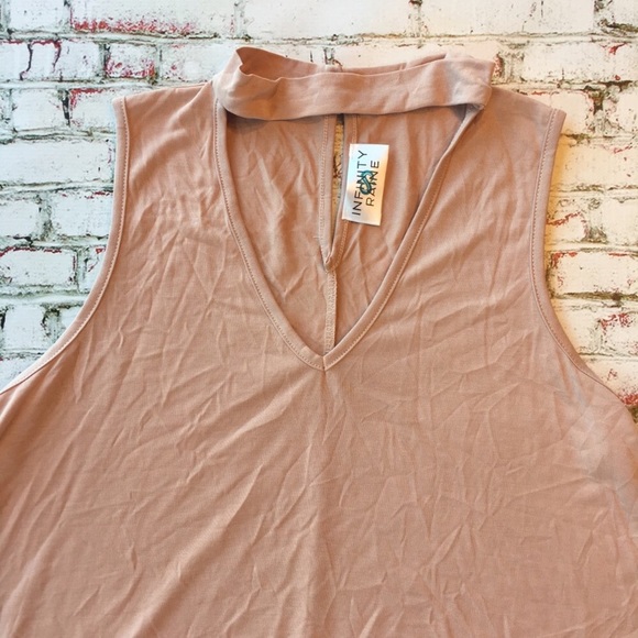 SALE! LAST ONE - NWT Mauve Choker Tank Top Tunic - Picture 2 of 5