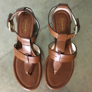 Coach Velvet Vachetta Sandal