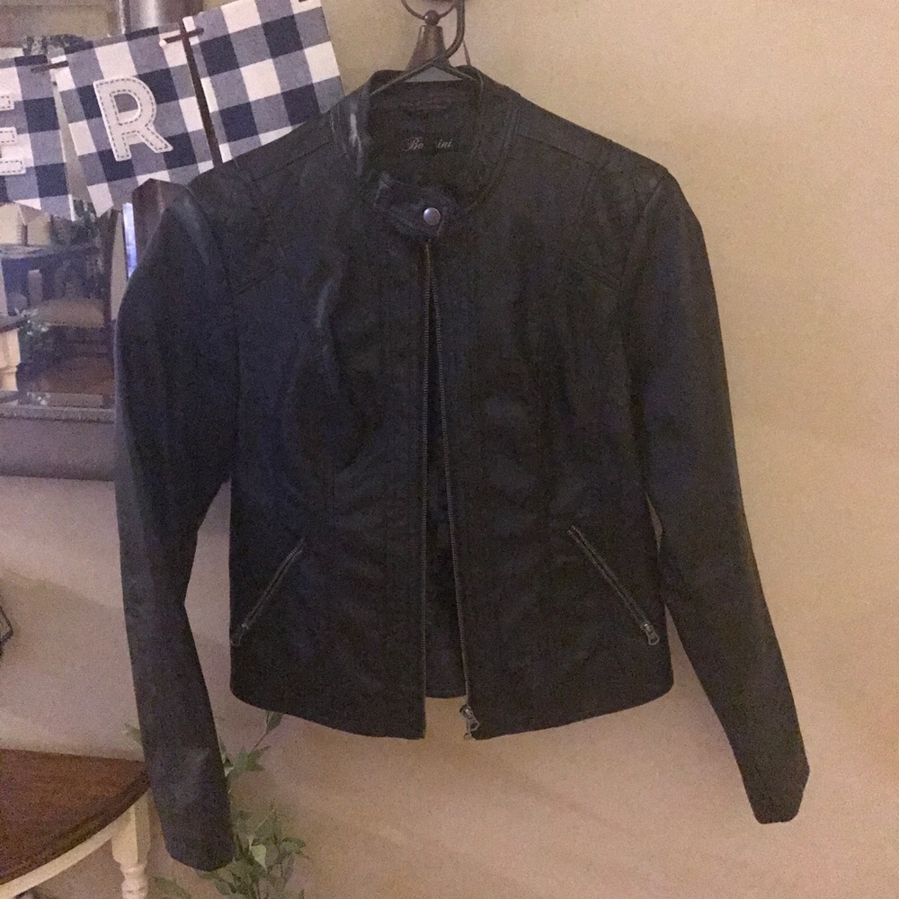 Black Leather Jacket and Jean jacket