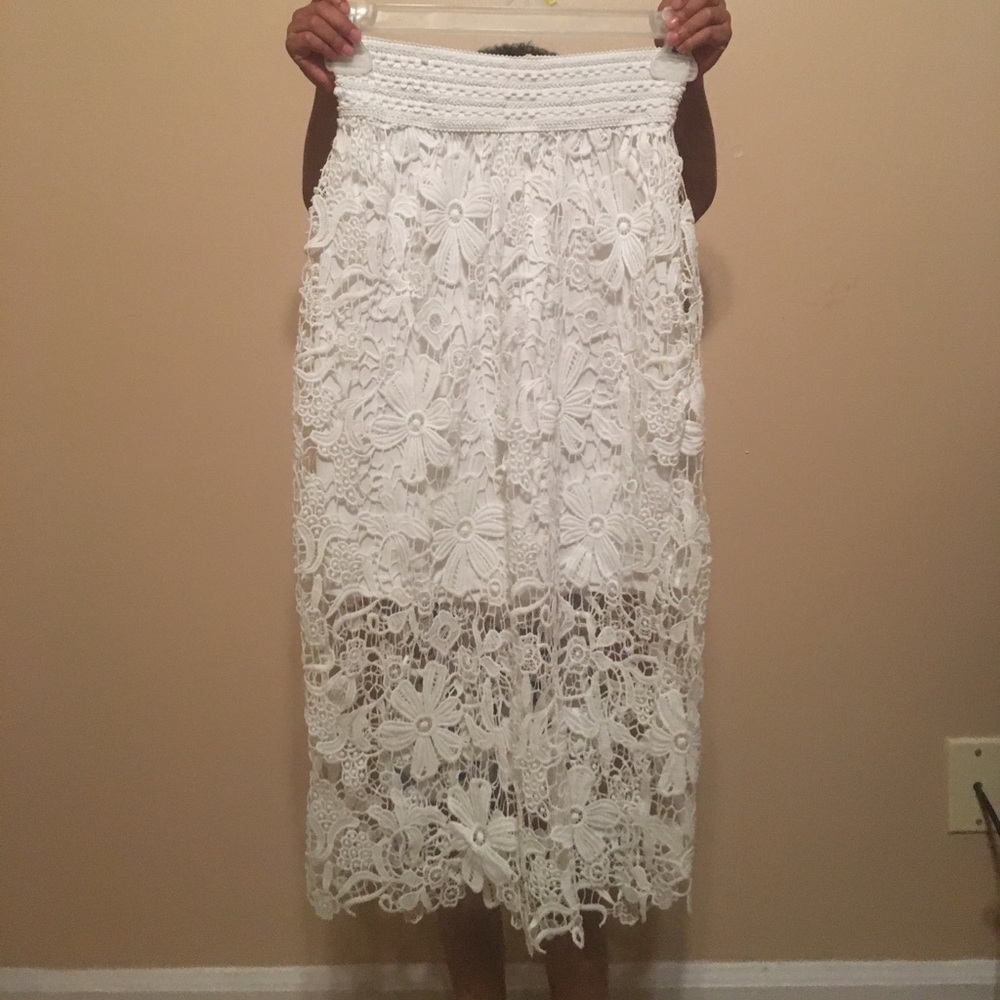 Floral maxi skirt