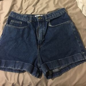 High rise shorts