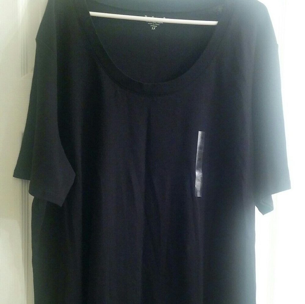 Bay Studio black short sleeve tshirt Size 3x