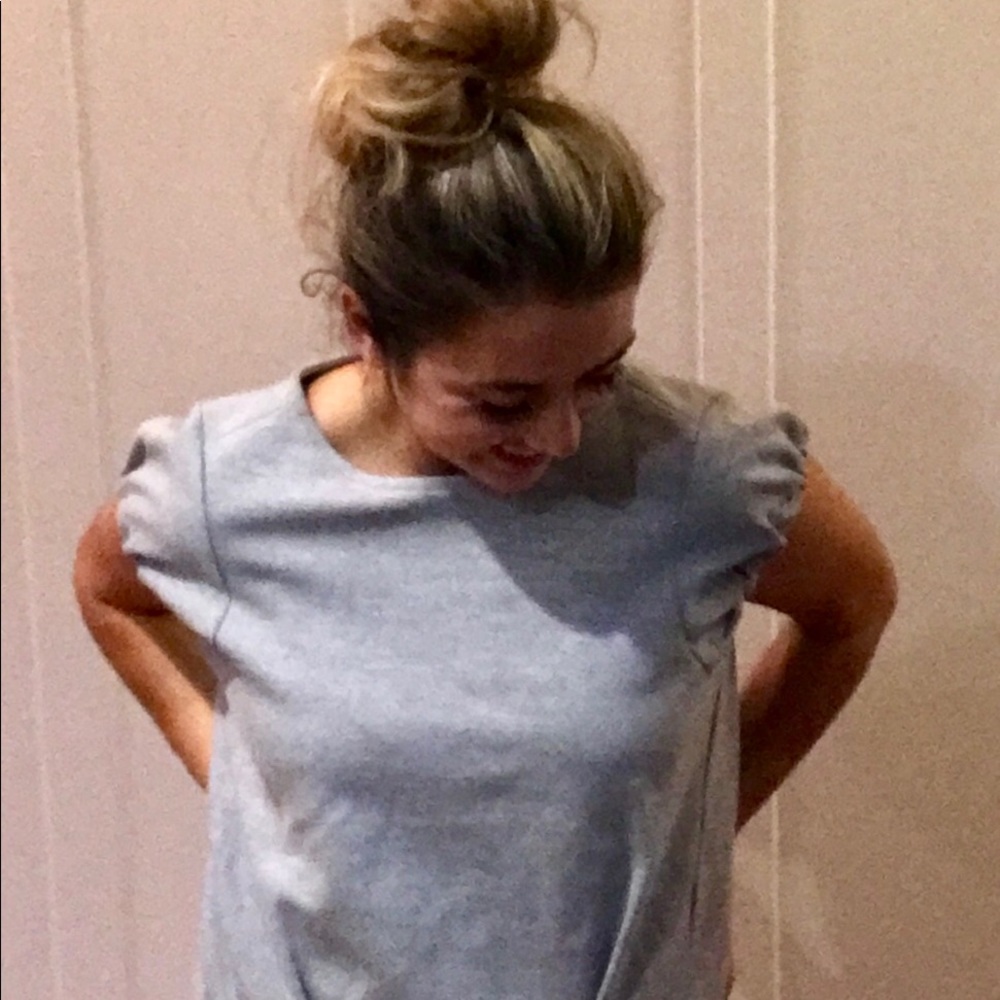 Gray fun Top!