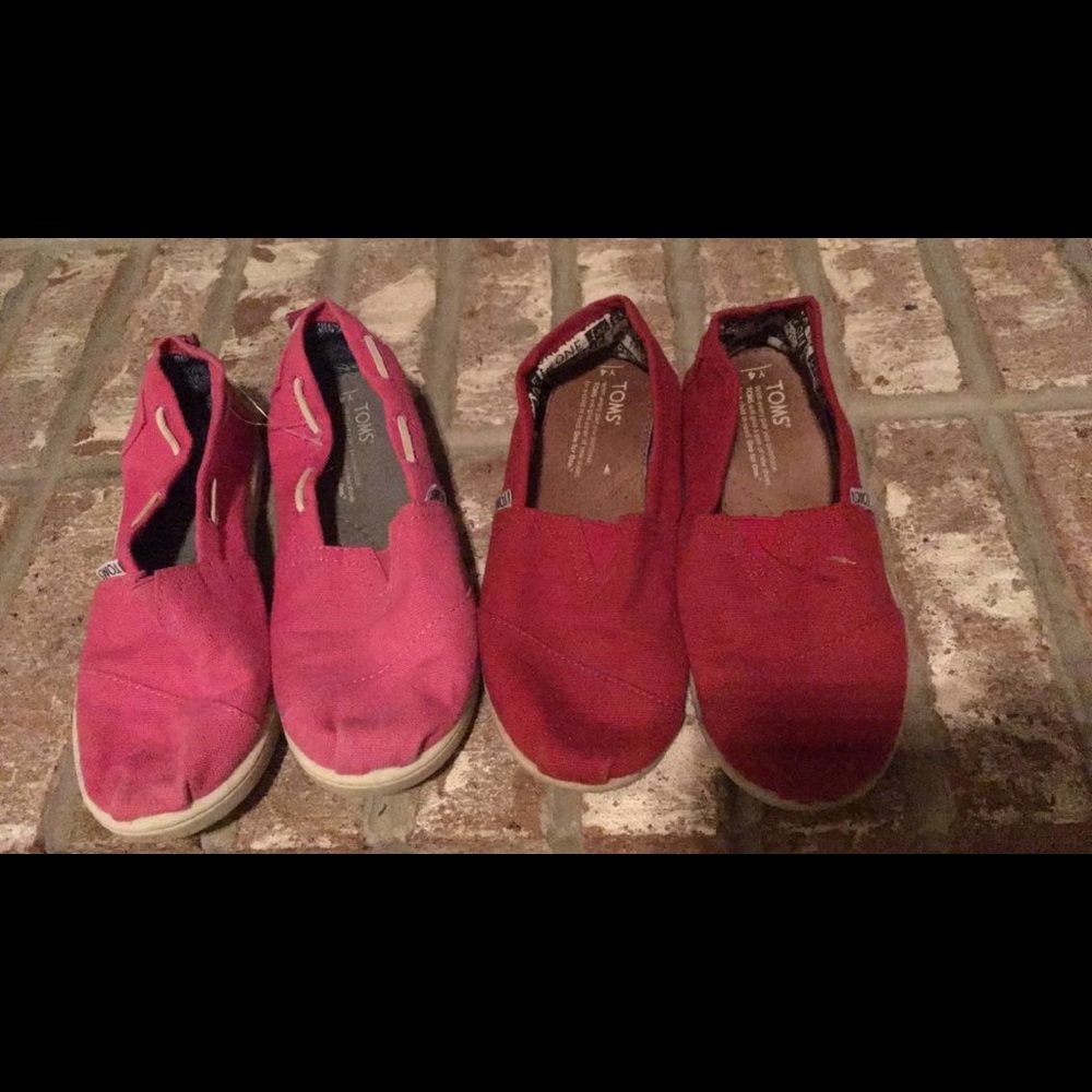 Two Pairs of Tom's women's size 5.5