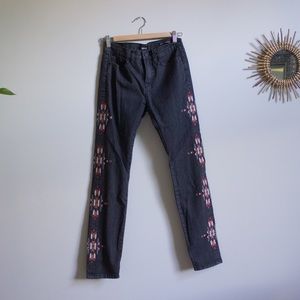 Embroidered Jeans Urban Outfitters