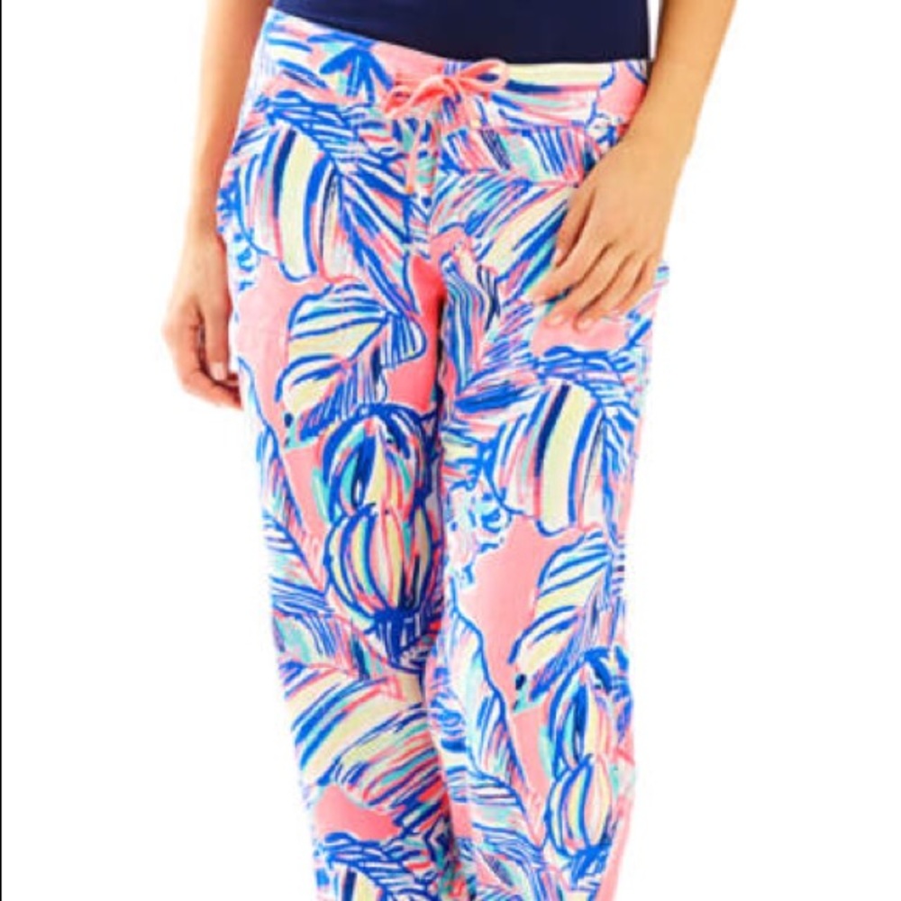 Lilly Pulitzer Galley Linen Pants