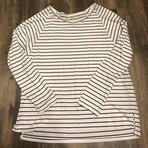 Striped long sleeve Madewell shirt