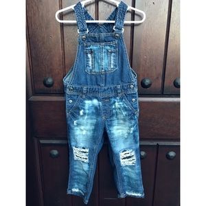 ✨SOLD - H&M Distressed Overalls