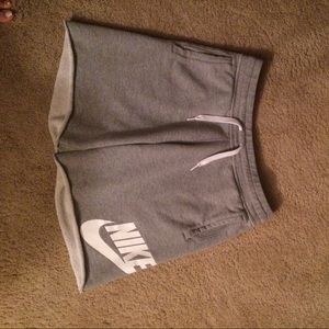 Grey nike shorts