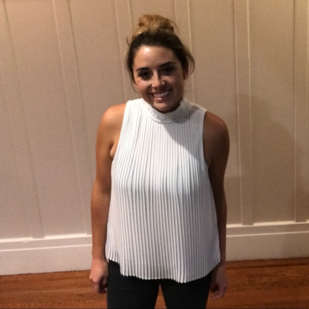 White Blouse, high neck