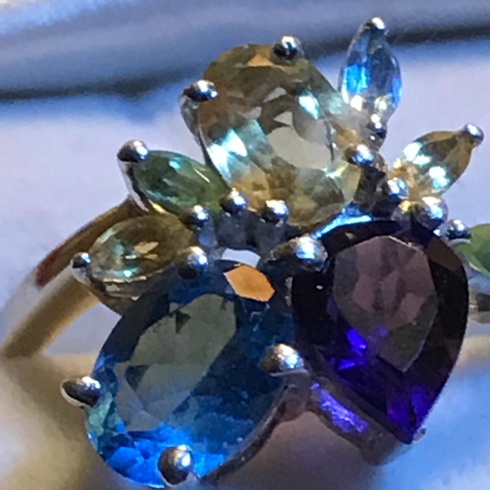 TSVARITE GARNET TOPAZ TANZANITE OPAL or AMETHYST