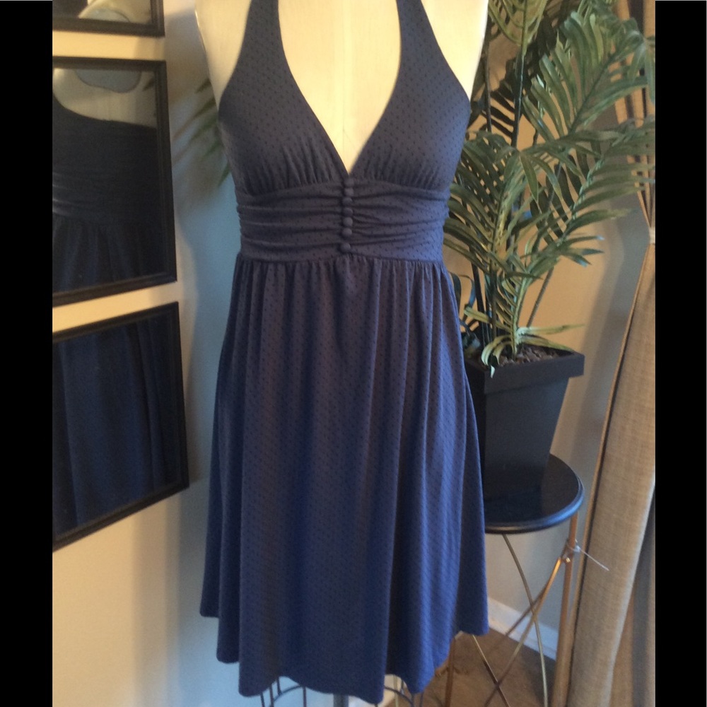 Halter Swiss Dot Dress