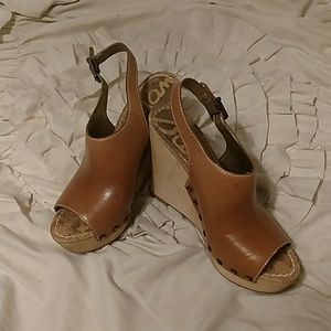 ♥️Sam Edelman Wedge Slingbacks size 8.5♥️