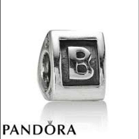 pandora charm letter b pandora charm letter b