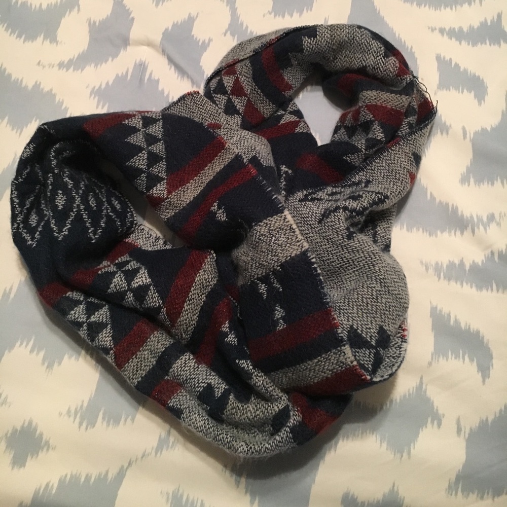 Red, white, and blue infinity scarf!
