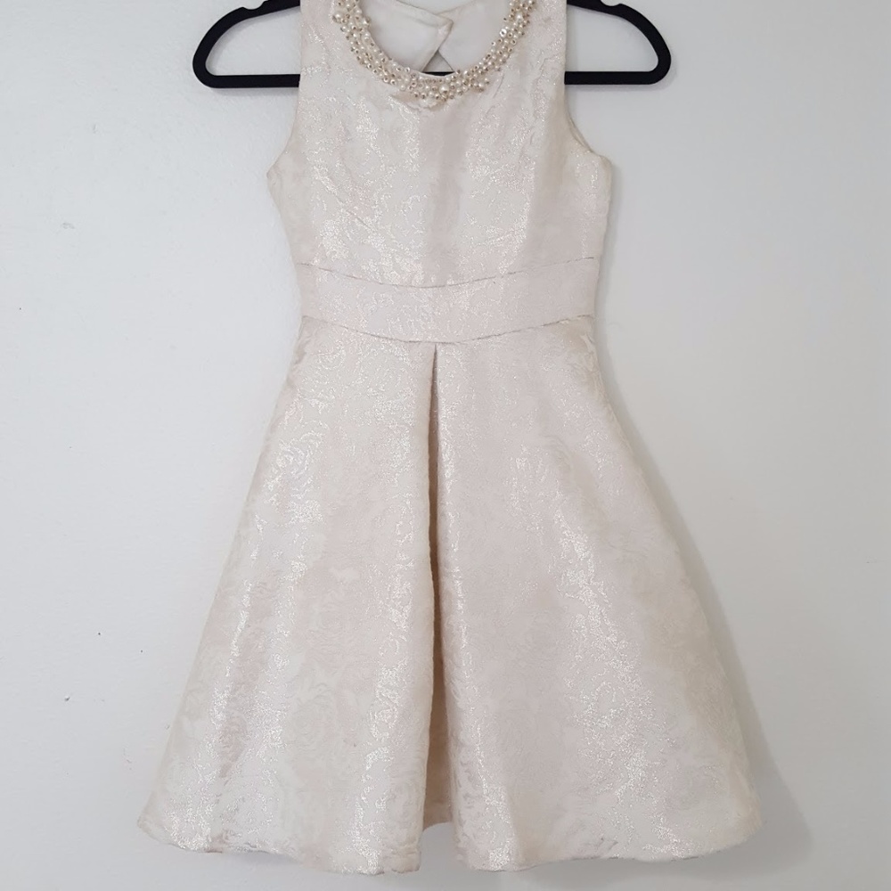 Dressy Rose Gold Girls Dress *WILL SELL FAST