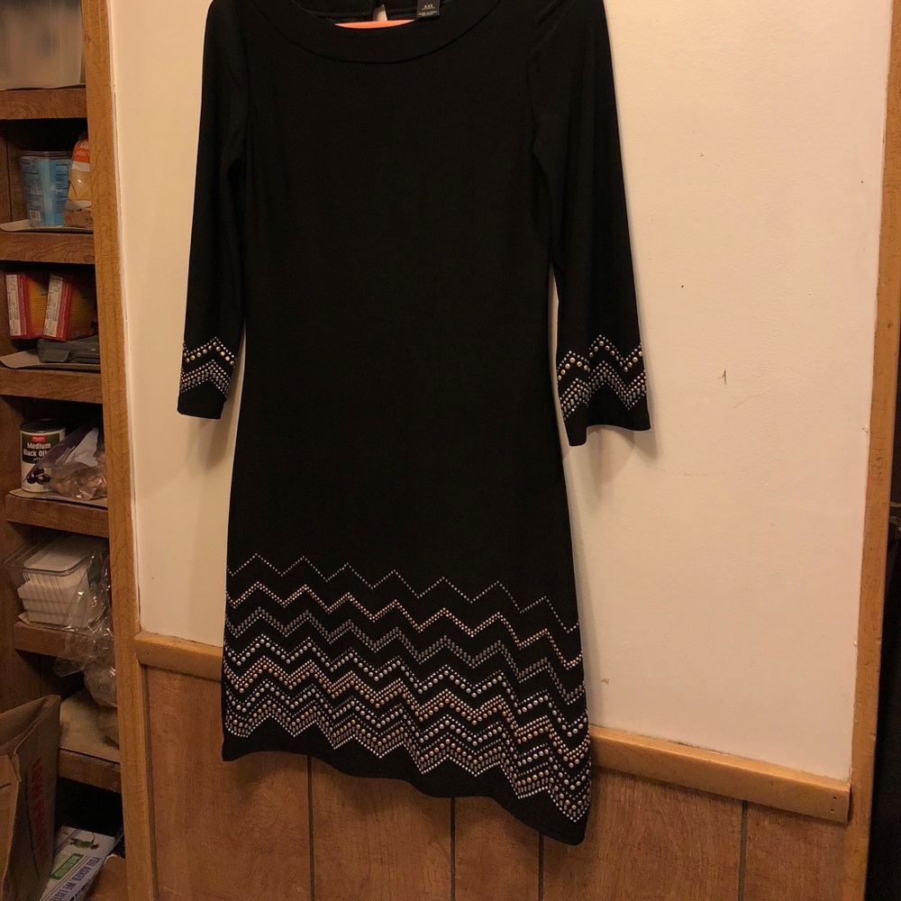 Black dinner dress