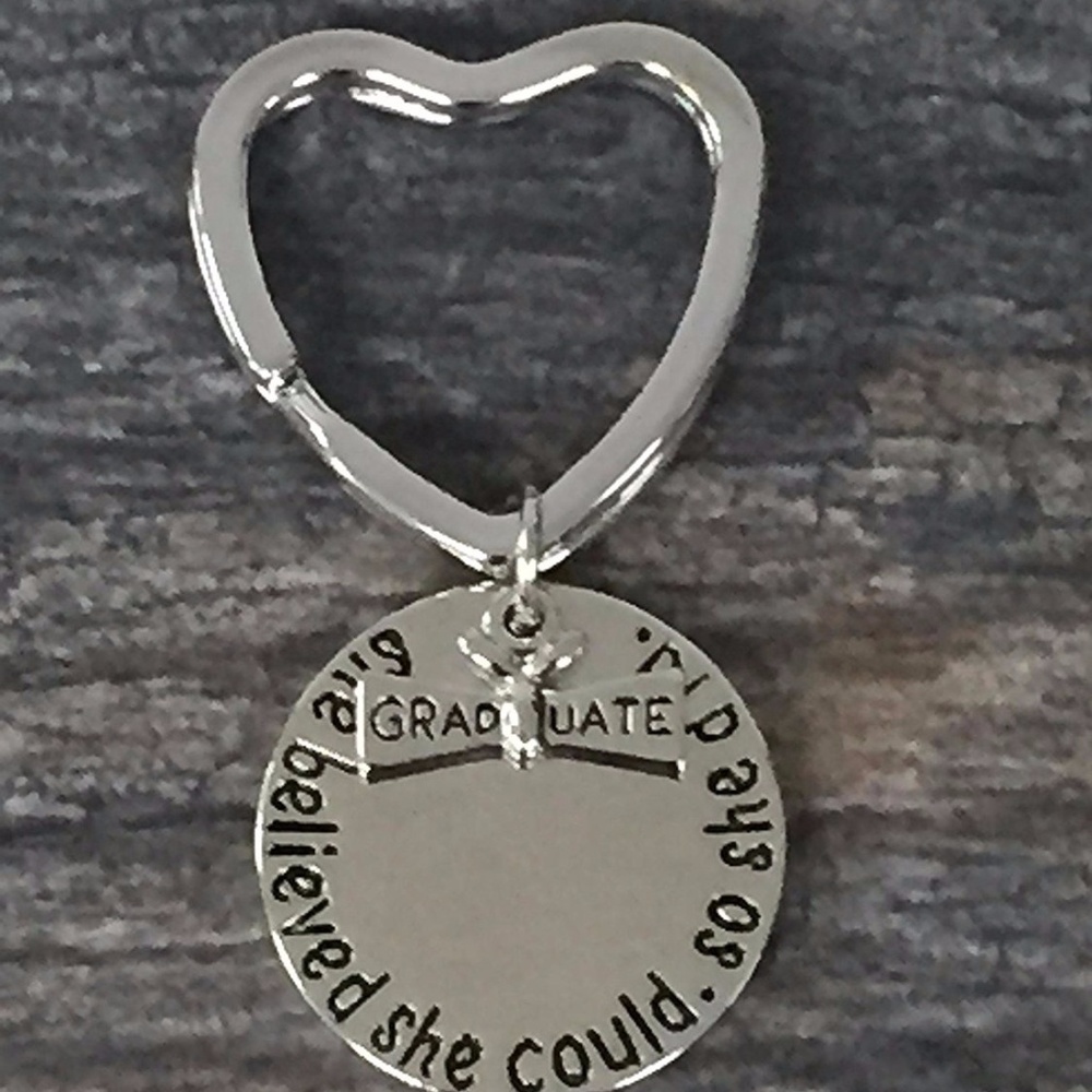 Graduation Keychain, She Believed She Could