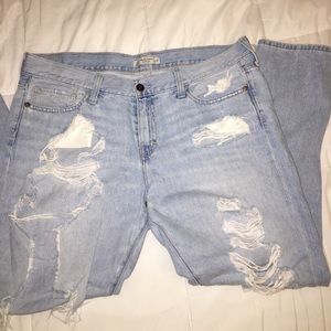 A&F boyfriend jeans