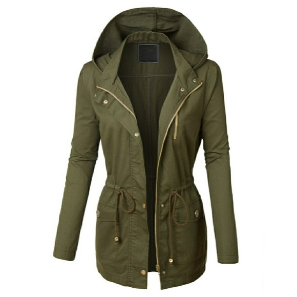 Olive Utility Jacket - Picture 3 of 4