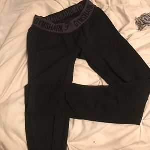 Gymshark Flex leggings black with charcoal band