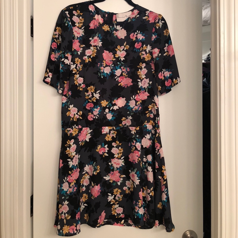 Floral Drop Waist Dress