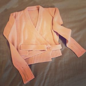Ballet Wrap Sweater