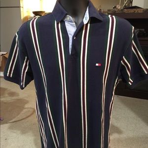 Men’s Vintage Tommy Hilfiger Striped polo size S