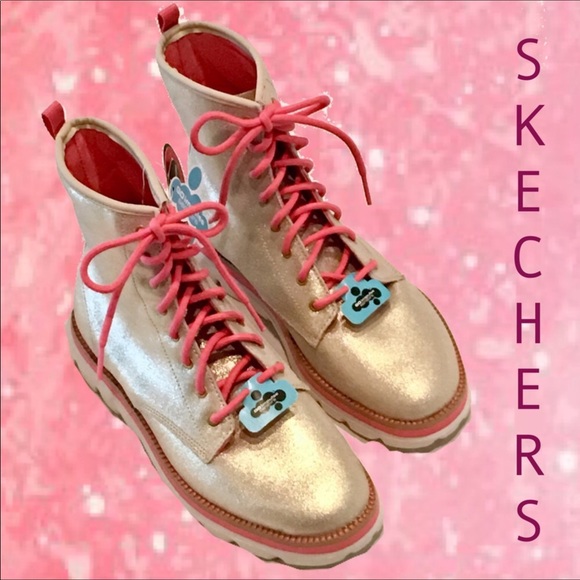 Skechers Shoes - SKECHERS    NWT  Metallic Hi Tops