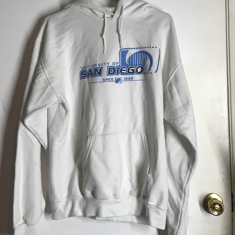 White university of San Diego hoodie