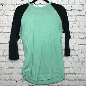LuLaRoe Randy Baseball style tee