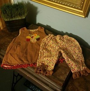 💥$27 OFF💥 Reversible Thanksgiving Infants Set