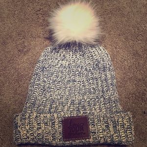 Love your melon cuffed Pom beanie