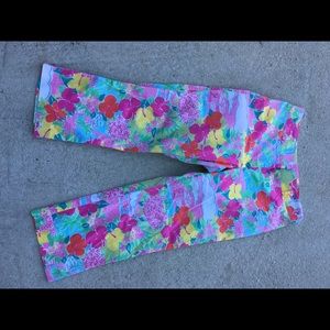 Lilly Pulitzer vintage Harbour View cropped pants
