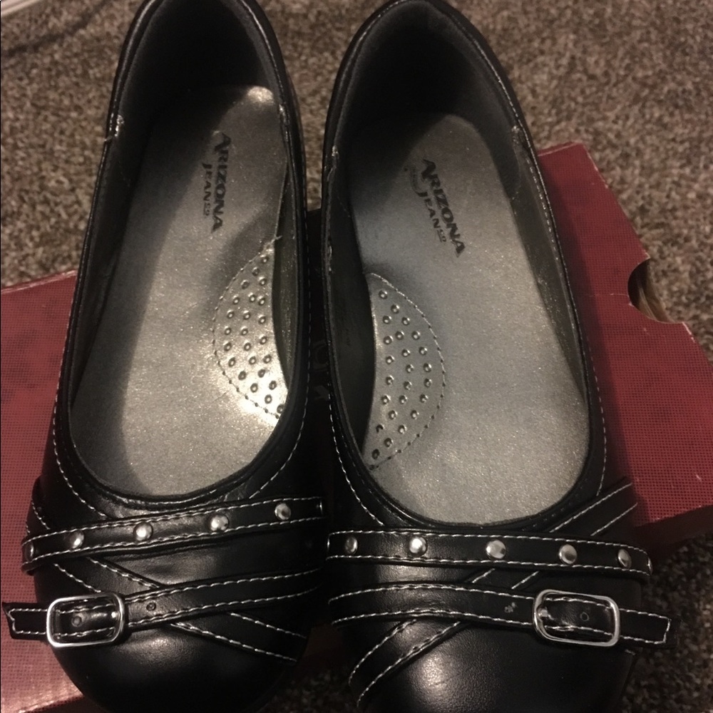 Arizona girl’s bekah Black school sandal 13