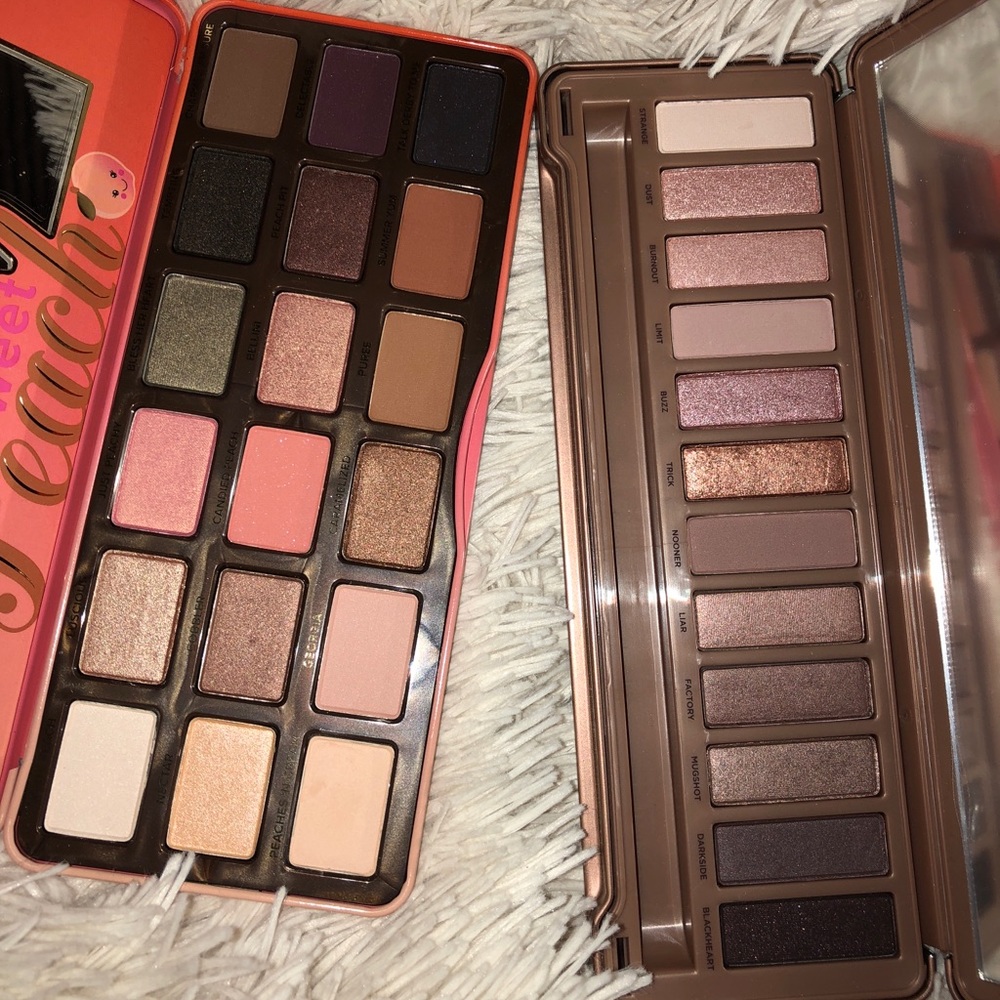 Sweet peach &naked 3 palette- for @ -alexiscreel