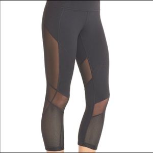Zella mesh Capri leggings