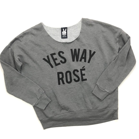 Karma Nation Tops - Yes Way Rose comfy sweatshirt
