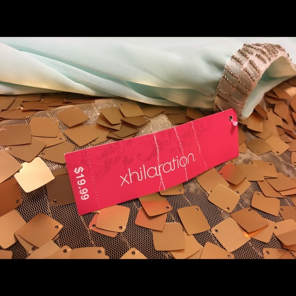 Tiffany blue shear blouse - Picture 4 of 4