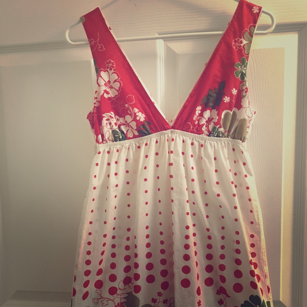 Solemio Red Flower Sundress 🌺