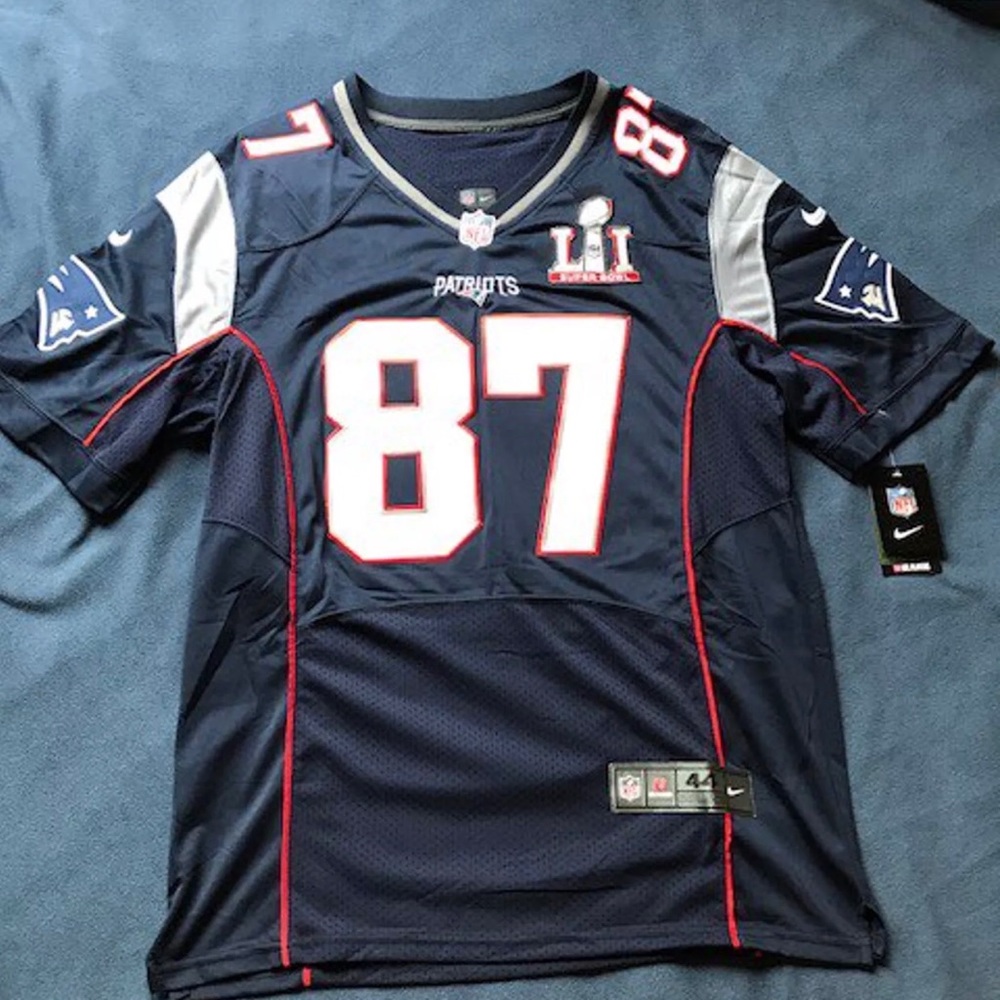XL* Patriots #87 Gronkowski Jersey