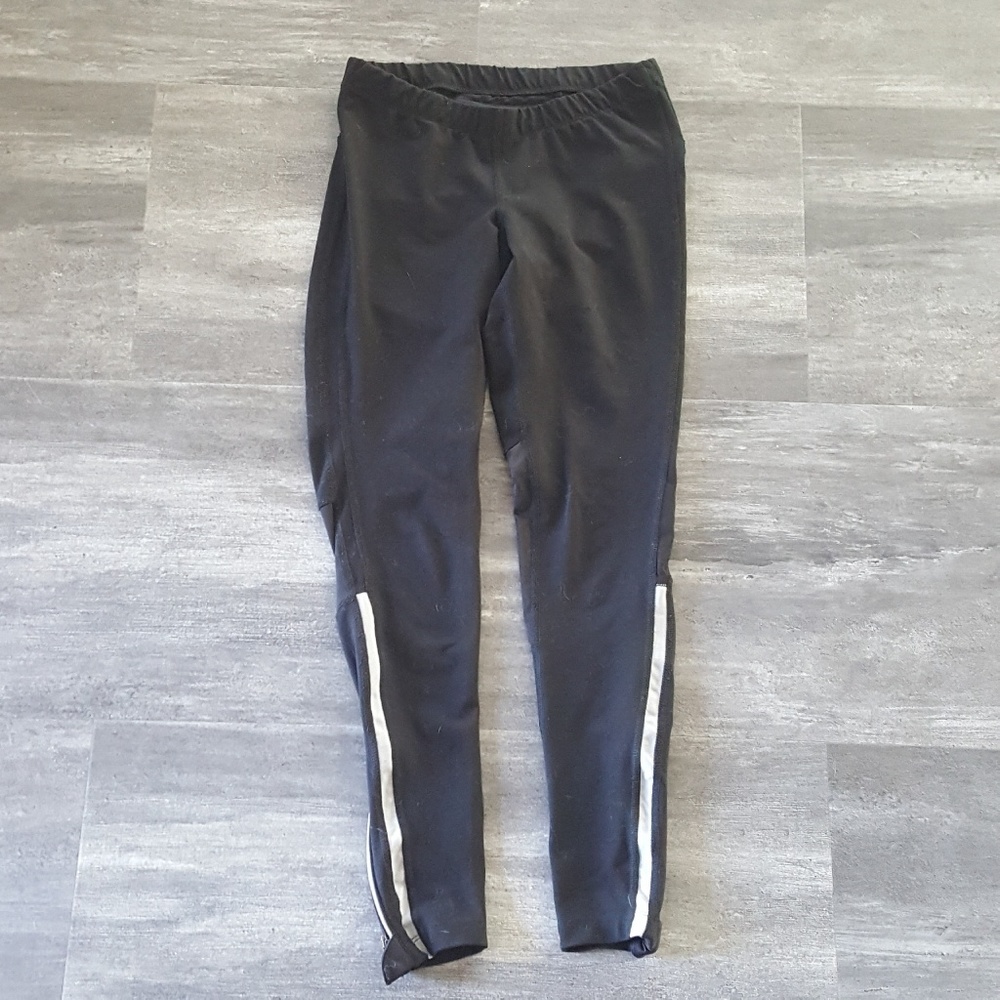 Black Bottom Zippered Athletic Legging