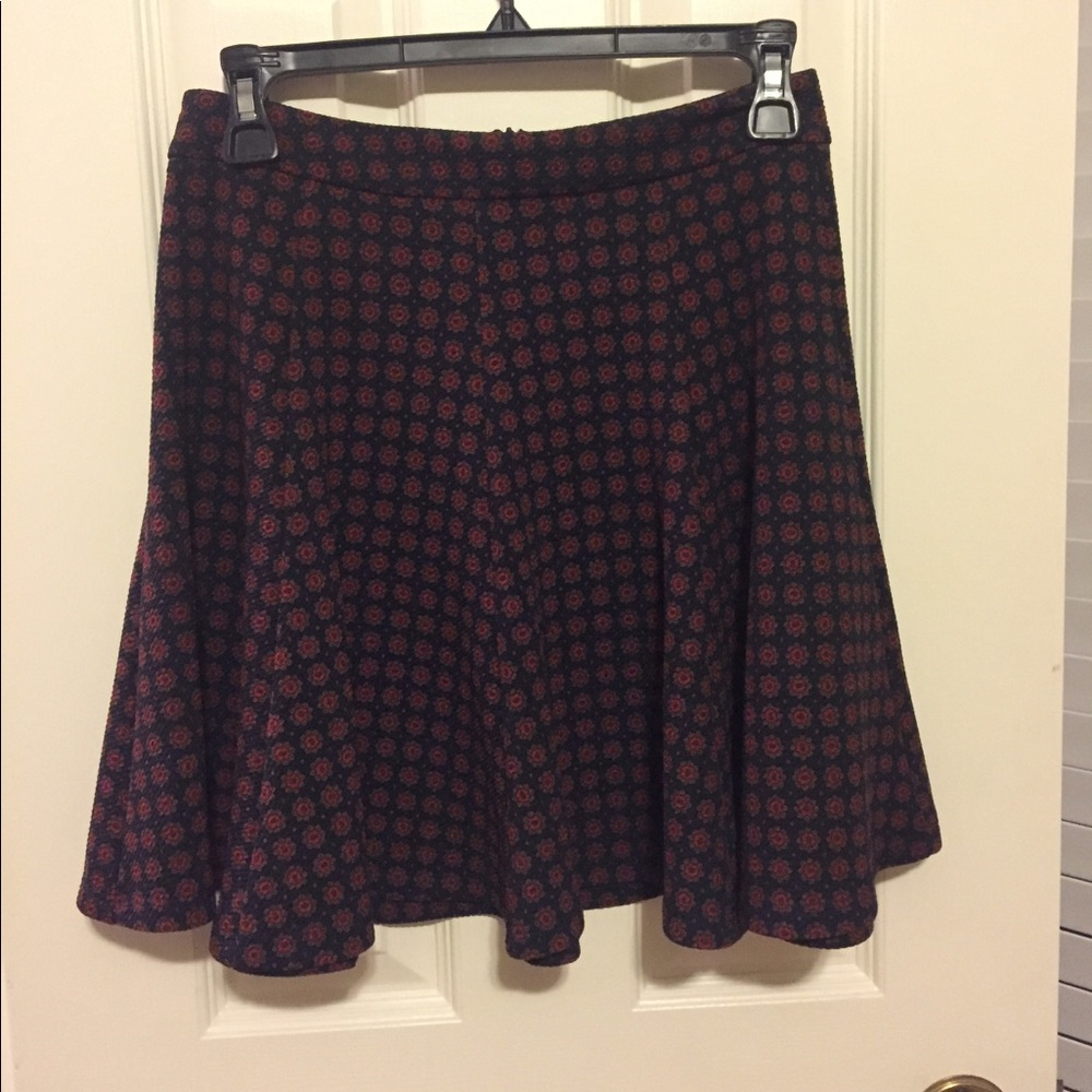 Lush printed mini skirt