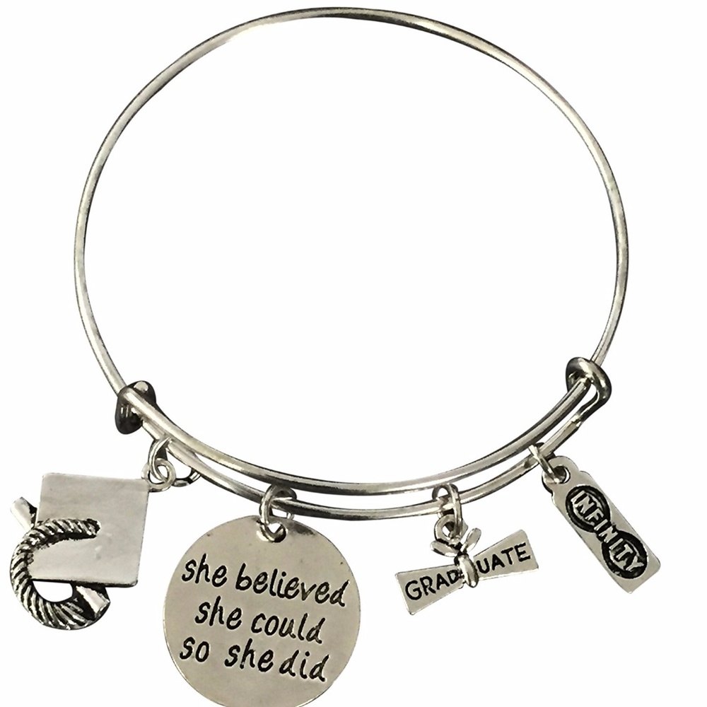 2025 Graduation Bangle, Girls Graduate Gift